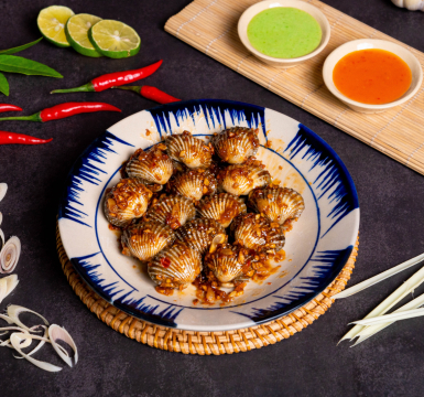 Sò huyết xào tỏi