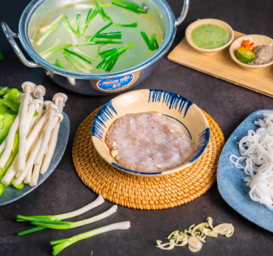 Lẩu cá thác lác khổ qua