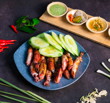 Mực trứng nướng muối ớt