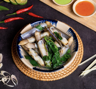 Ốc móng tay hấp xả