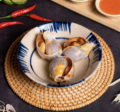 Ốc tỏi nướng muối ớt